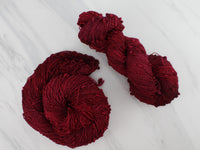 THE WINEDARK SEA Indie-Dyed Yarn on Squiggle Sock