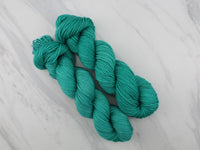 TURQUOISE Hand-Dyed Yarn on Squoosh DK - Purple Lamb