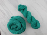 TURQUOISE Hand-Dyed Yarn on Squoosh DK - Purple Lamb