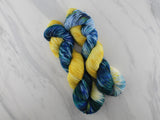VAN GOGH'S STARRY NIGHT - Assigned Pooling Colorway on Feather Sock