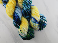 VAN GOGH'S STARRY NIGHT - Assigned Pooling Colorway on Squoosh DK