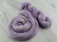 VIOLET GELATO Indie-Dyed Yarn on Feather Sock