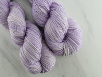 VIOLET GELATO Indie-Dyed Yarn on Feather Sock