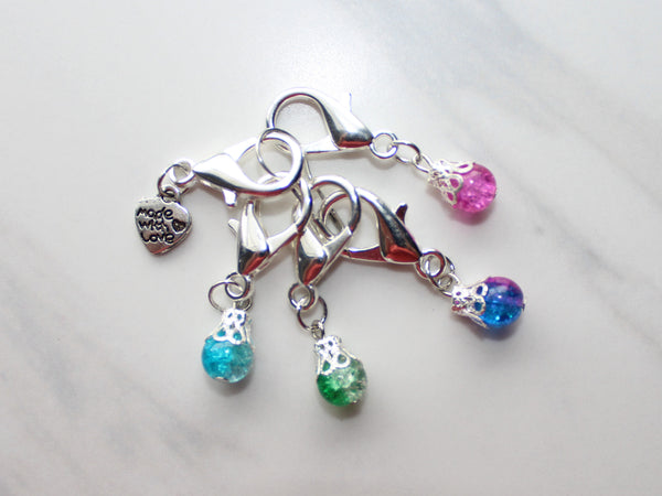 STITCH MARKER SETS - Purple Lamb