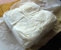 Undyed Silk Hankies/Mawata - Purple Lamb